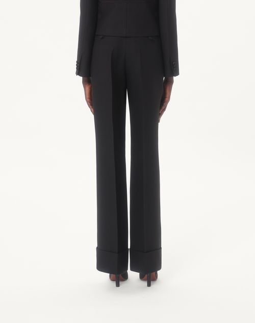 Valentino - Crepe Couture Pants - Black - Woman - Pants And Shorts