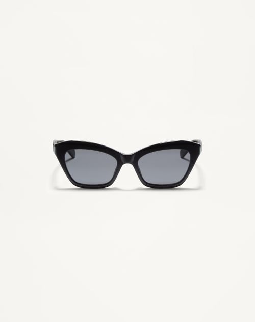 Valentino Cat-eye Acetate Eyewear Woman Black/grey 52