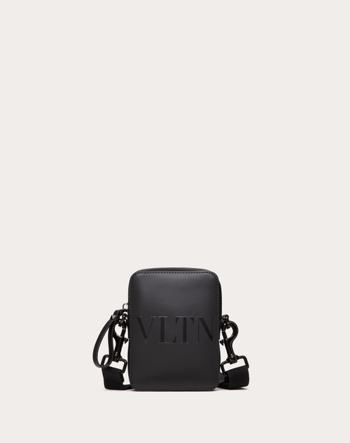 Vltn レザー スモール ショルダーバッグ for メンズ インチ ブラック | Valentino JP