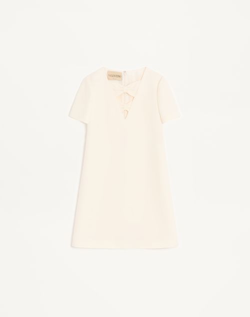 Valentino - クレープクチュール ショートドレス - アイボリー - ウィメンズ - ドレス