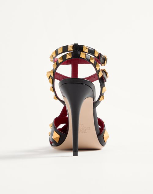 Valentino Garavani - Zapatos De Salón Studdy De Cabritilla Con Tacón De 100 mm - Negro - Mujer - Salones