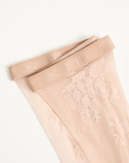 Valentino - Lycra Tights - Birch - Woman - Soft Accessories
