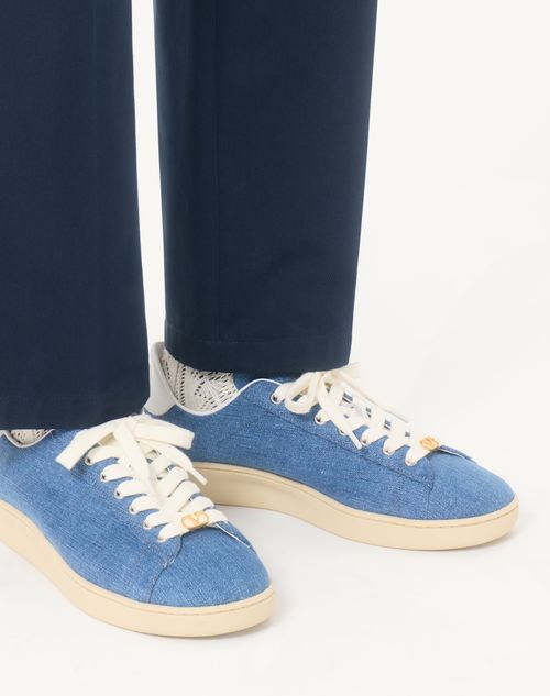 Valentino Garavani - Royco Denim Trainer - Denim - Man - Trainers