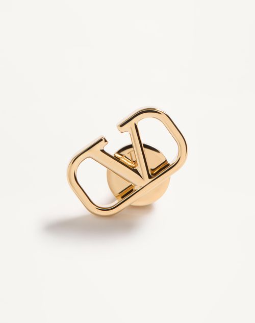 Valentino Garavani - Vlogo Signature Metal Earrings - Gold - Woman - Jewelry