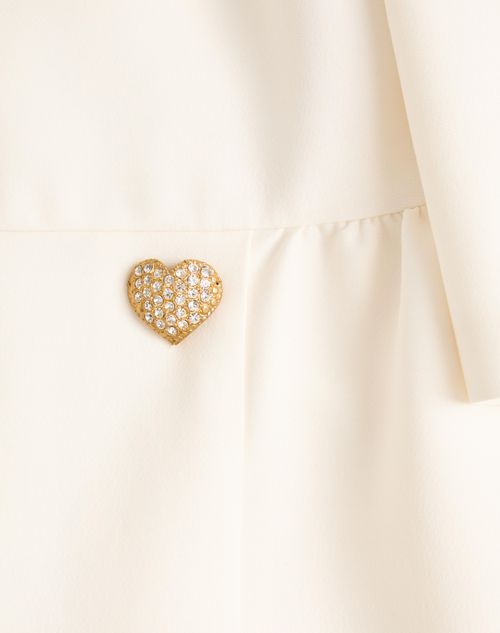 Valentino - Crepe Couture Midi Dress - Ivory - Woman - Dresses