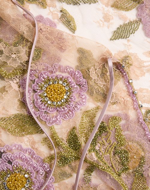 Valentino - Camicia In Pizzo Ricamata - Multicolor - Donna - Camicie E Top