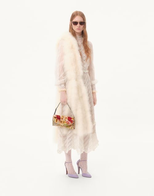 Valentino Garavani - Valentino Garavani Devain Embroidered Small Shoulder Bag - Multicolor - Woman - Clutches