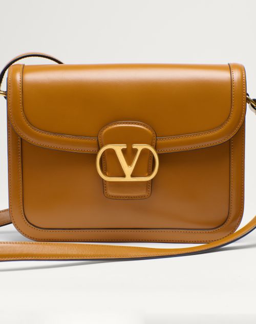Valentino Garavani - Valentino Garavani 9to5 Smooth Calfskin Shoulder Bag - Golden Cuir - Woman - Shoulder Bags