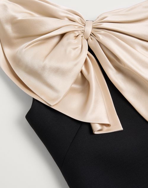 Valentino - Crepe Couture Short Dress - Black - Woman - Dresses