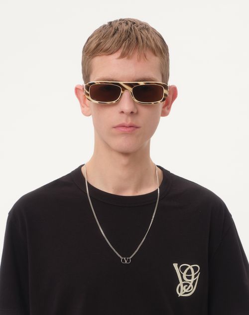 Valentino - Cotton T-shirt With Vg Patch - Black - Man - T-shirts And Sweatshirts