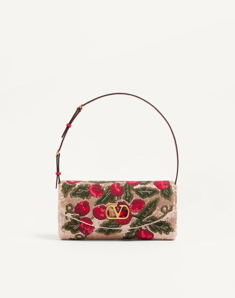 Valentino Garavani Women's Multicolour Devain Embroidered Small Shoulder Bag Woman Uni