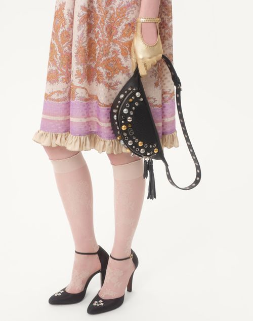 Valentino - Georgette Lurex Dress With Voyage Imaginaire Print - Multicolor - Woman - Dresses