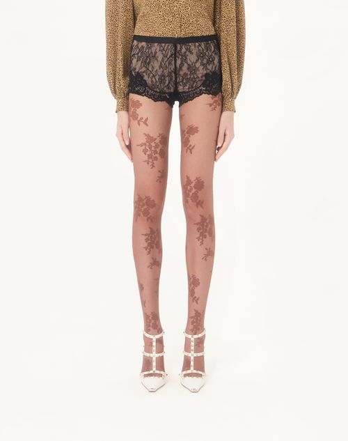Valentino - Culottes En Dentelle - Noir - Femme - Lingerie