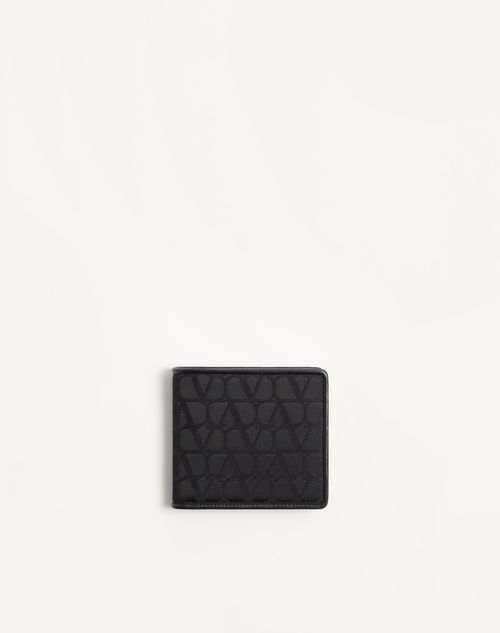 Valentino Garavani - Vlogo Signature Cardholder - Black - Man - Wallets And Small Leather Goods