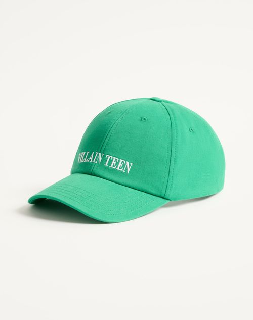 Valentino Garavani - Baseball Cap Valentino Myvilla In Cotone Con Ricamo - Verde - Uomo - Cappelli E Guanti