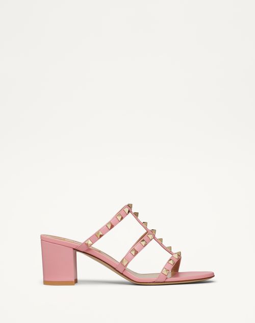 Valentino Garavani Rockstud Leather Sandals in Blue - Valentino