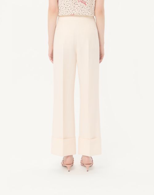 Valentino - Crepe Couture Trousers - Vanilla - Woman - Trousers And Shorts