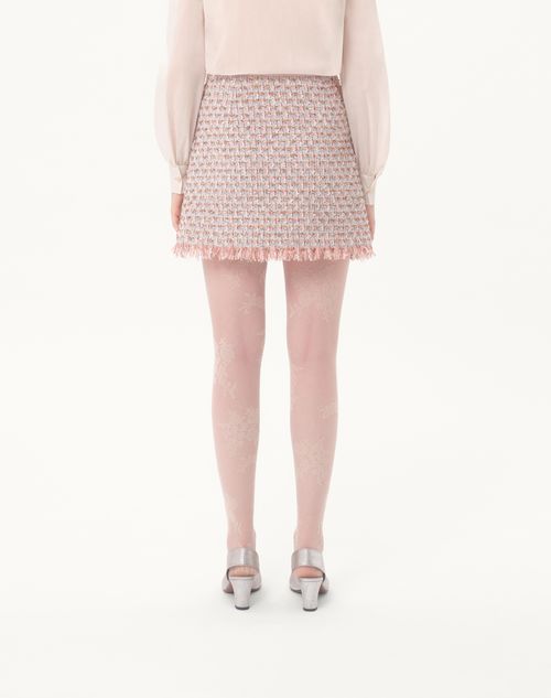 Valentino - Ribbon Tweed Skirt - Multicolour - Woman - Skirts