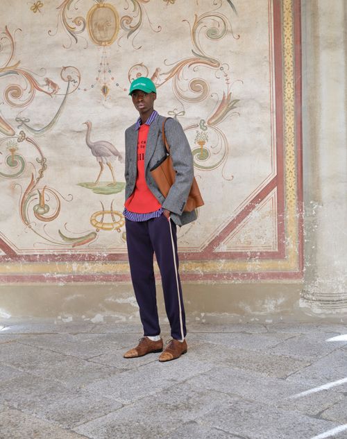 Valentino - Valentino Wool And Cashmere Sweater With You Can Come To My Villa Embroidery - Paris - Man - Knitwear