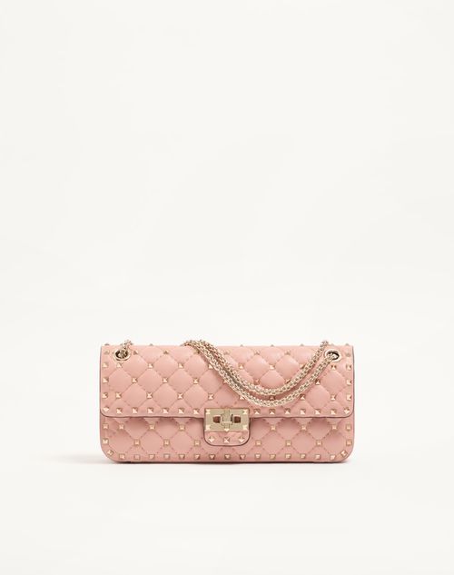 Valentino Garavani - Valentino Garavani Rockstud Spike Medium Shoulder Bag In Kidskin - Phard - Woman - Shoulder Bags