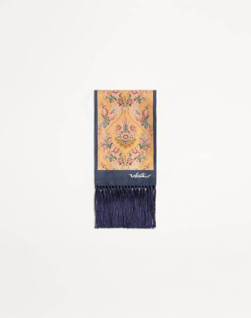 Valentino Garavani - Après L'hiver Bandeau Scarf In Silk With Fringes - Multicolor - Man - Soft Accessories