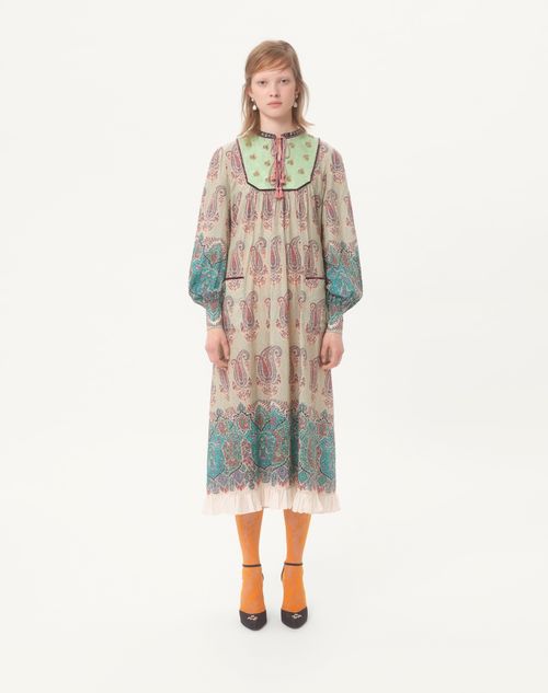 Valentino - Embroidered Voyage Imaginaire Paisley Print Dress - Multicolor - Woman - Dresses