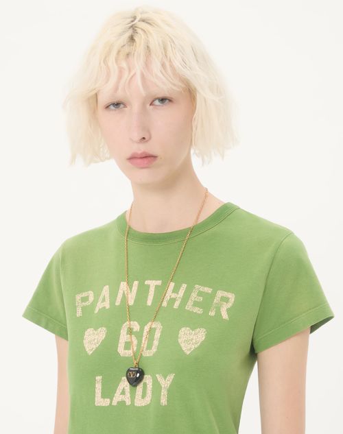 Valentino Garavani - Coeur Royal Necklace In Metal And Enamel - Gold/black - Woman - Jewellery