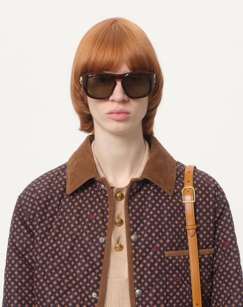 Valentino - Quilted Nylon Jacket With Opticool Print - Blue/sand/ivory - Man - Outerwear