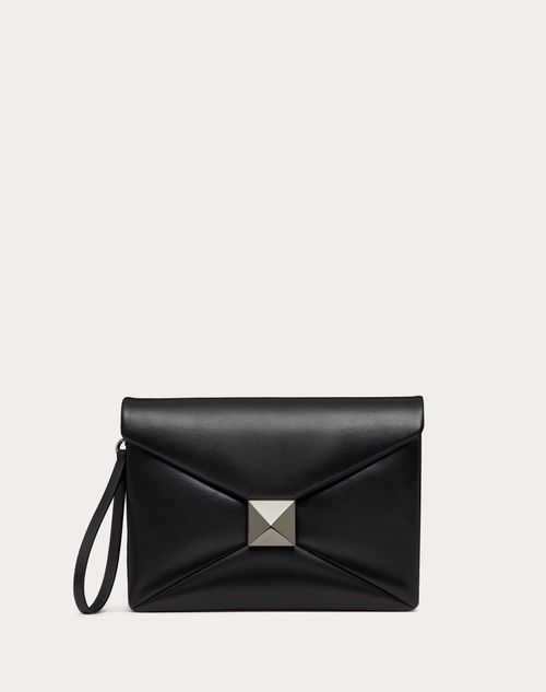 Vロゴ シグネチャー ポーチ for 男性 インチ ブラック | Valentino JP