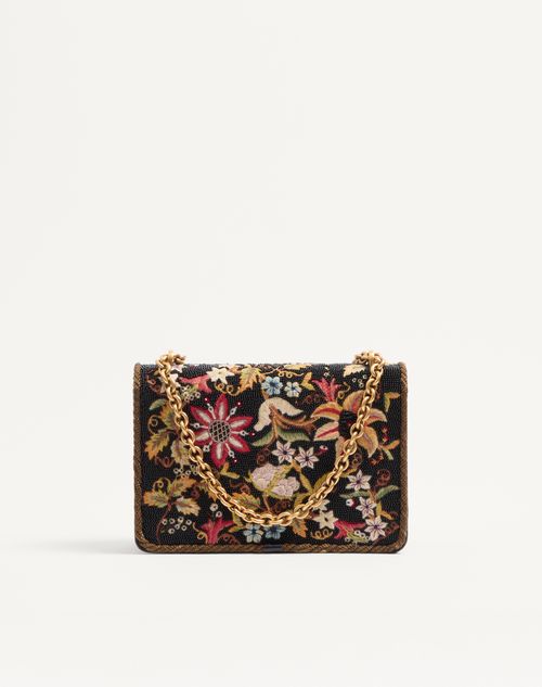 Valentino Garavani - Valentino Garavani Vain Embroidered Shoulder Bag - Multicolor - Woman - Shoulder Bags