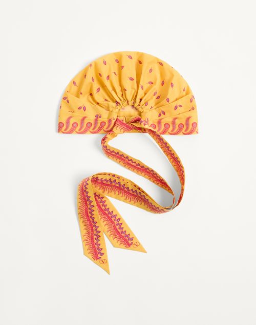 Valentino Garavani - Escape Headband In Cotton And Silk - Multicolor - Woman - Hats And Gloves