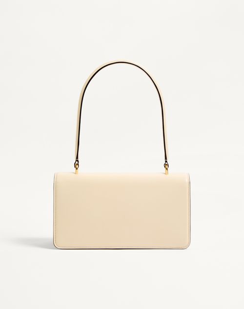Valentino Garavani - Valentino Garavani Vain Bag With Handle In Shiny Calfskin - Butter - Woman - Top Handle Bags