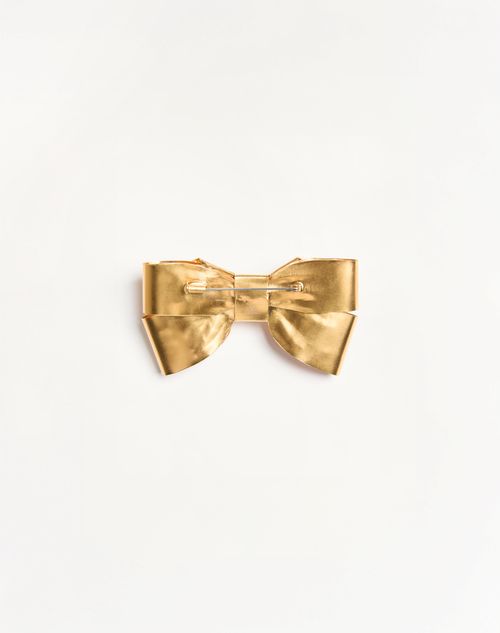 Valentino Garavani - Trop Chou Metal Brooch - Antique Brass - Woman - Fashion Jewelry