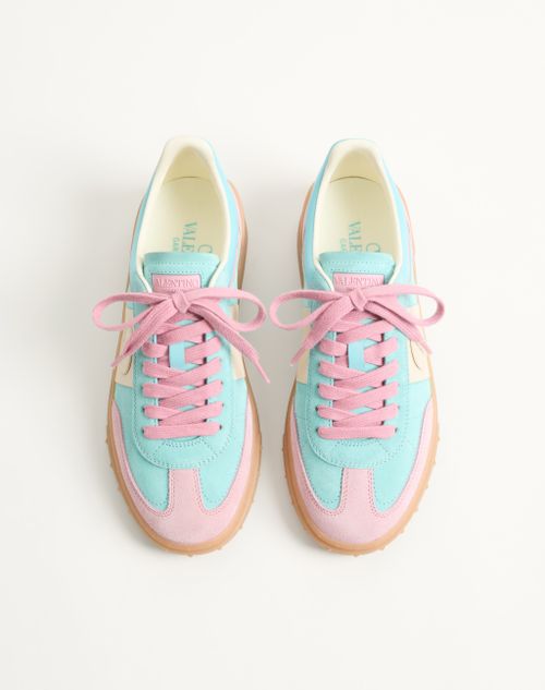 Valentino Garavani - Upvillage Crosta Sneaker - Azure/ivory - Woman - Sneakers