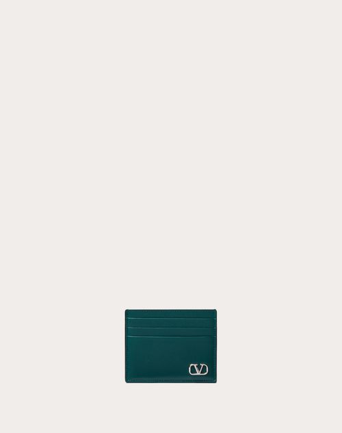 Valentino Garavani Vlogo Signature Cardholder In College Green