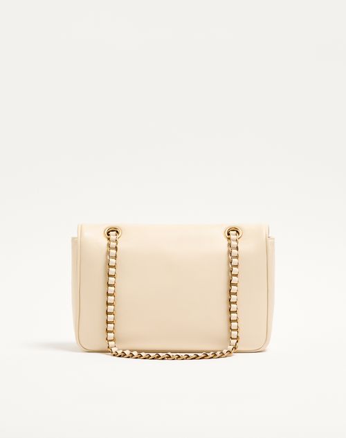 Valentino Garavani - Valentino Garavani Djuna Medium Chain Bag In Nappa Leather - Butter - Woman - Shoulder Bags