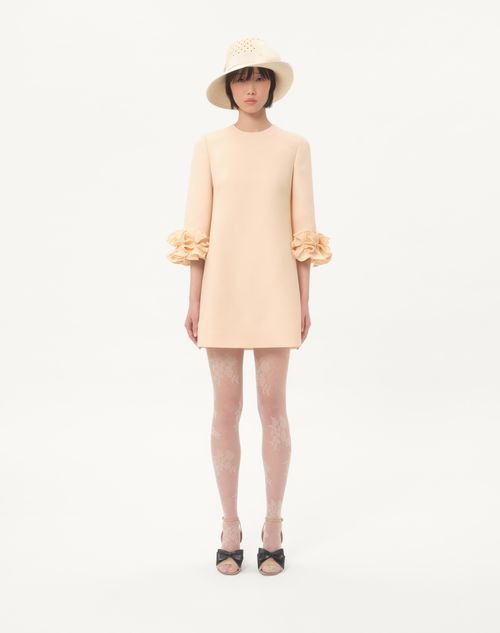 Valentino - Crepe Couture Short Dress - Birch - Woman - Dresses