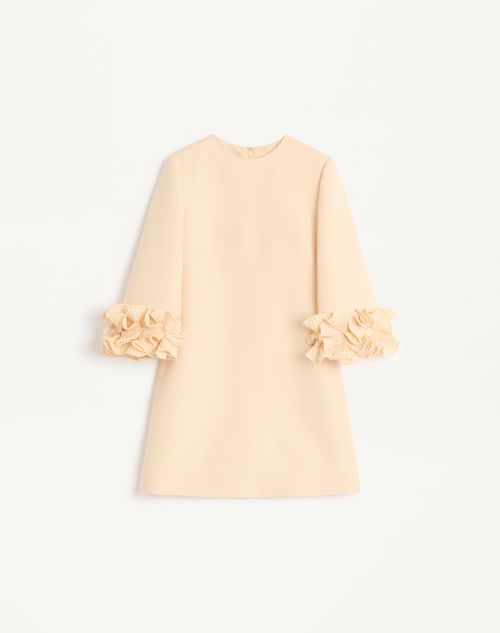 Valentino Crepe Couture Short Dress Woman Birch 40