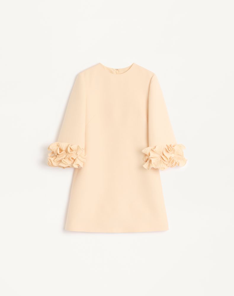 Valentino Women's Birch Crepe Couture Short Dress Woman 50