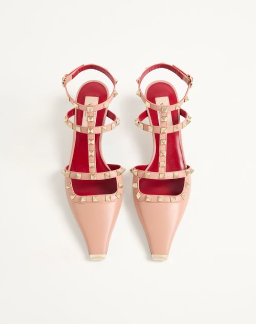 Valentino Garavani - Rockstud Court Shoes In Kid Leather 40mm - Phard - Woman - Pumps And Slingbacks