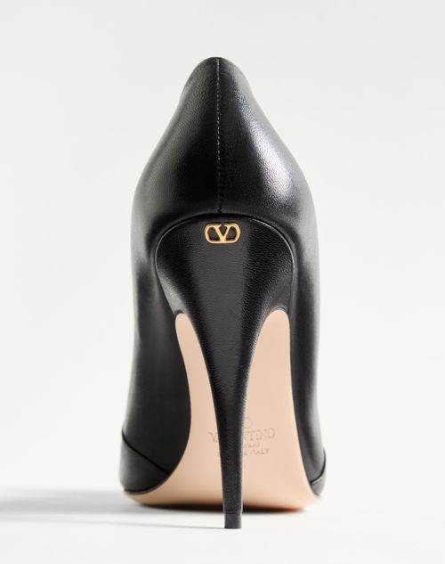Valentino Garavani - Panthea Goatskin Pumps 105mm - Black - Woman - Pumps