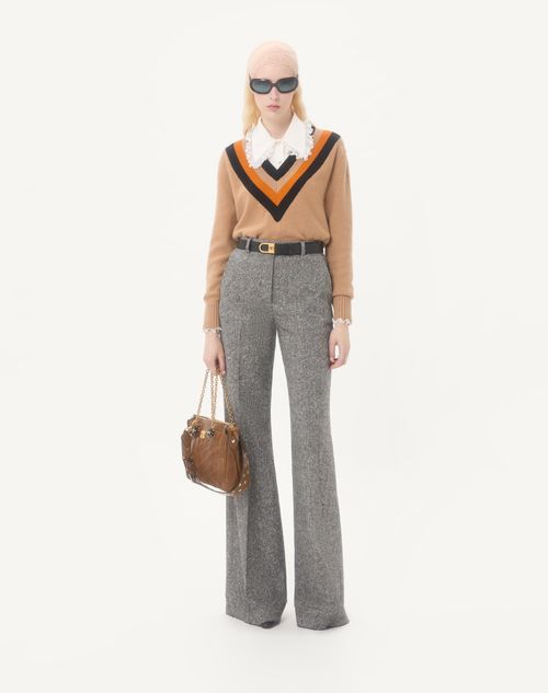 Valentino - Crepe De Chine Shirt - Ivory - Woman - Shirts And Tops