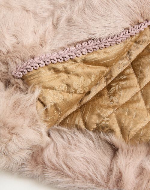 Valentino - Chekiang Coat - Vintage Rose - Woman - Coats And Outerwear