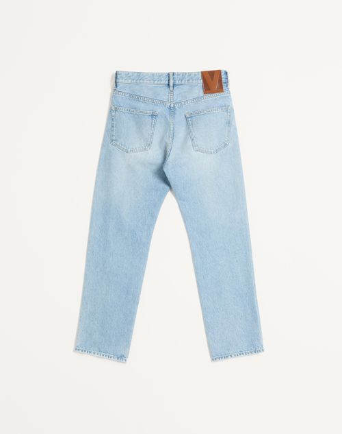 Valentino - Denim Pants - Denim - Man - Denim