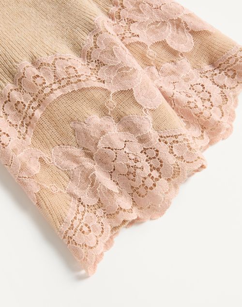 Valentino - Cashmere Leggings - Alabaster - Woman - Pants And Shorts