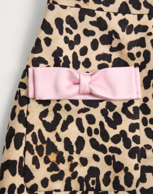 Valentino - Animalier Print Crepe Couture Skirt - Animal Print - Woman - Skirts
