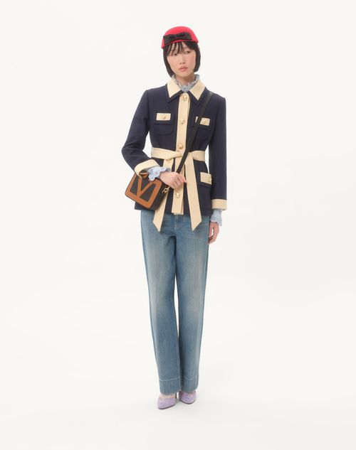 Valentino - Denim Pants - Blue - Woman - Denim