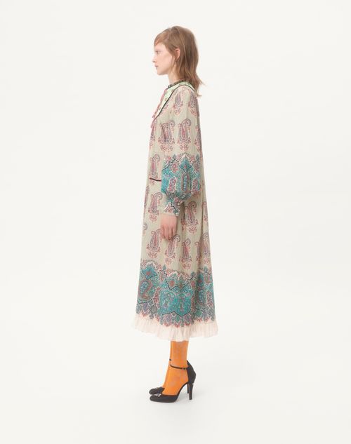 Valentino - Embroidered Voyage Imaginaire Paisley Print Dress - Multicolor - Woman - Dresses