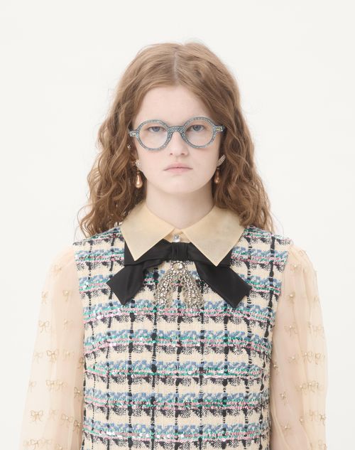 Valentino - Tweed Paillettes Embroidered Short Dress - Multicolor - Woman - Dresses