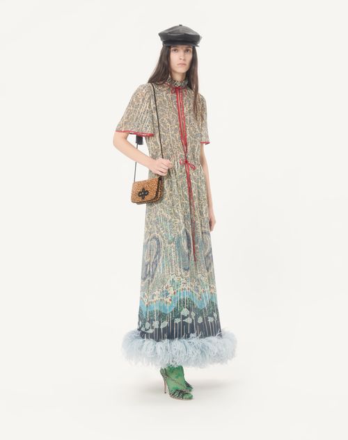 Valentino Garavani - Sans Fin Mini Schultertasche Aus Kalbsleder Mit Animal-print Und Pony-effekt. - Animalier - Frau - Pochetten